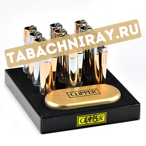 Зажигалка Clipper - СМOS118 Metall - Pink Gold-1