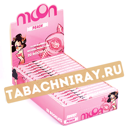 Бумага самокруточная Moon Aroma - Peach-1