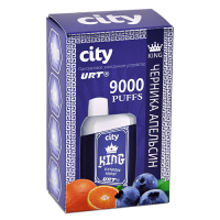 POD система City - King 9000 затяжек - Черника - Апельсин - 1,8% - (1 шт.)