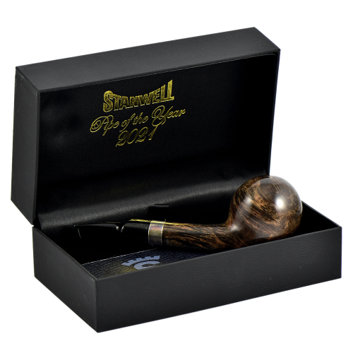 Трубка Stanwell - Pipe of the Year 2021 - Black Flame Grain (без фильтра)-5