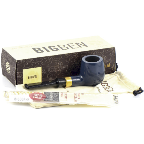 Трубка Big Ben - Royal Goldline - Blue Polish 012 (фильтр 9 мм)-3