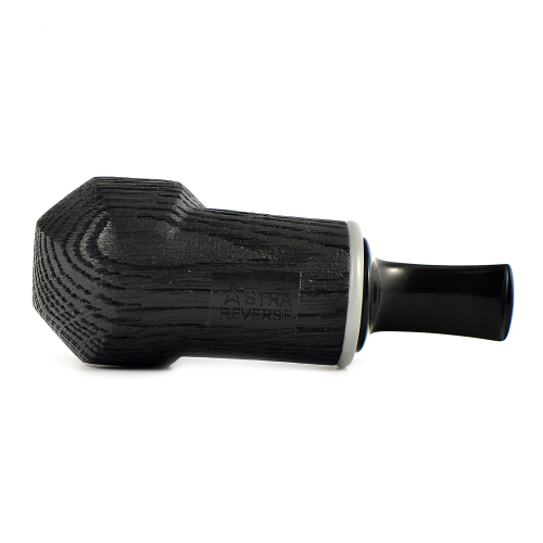 Трубка Astra - 1-327 Reverse Calabash Faceted Apple - Morta Black Blast (без фильтра)-2