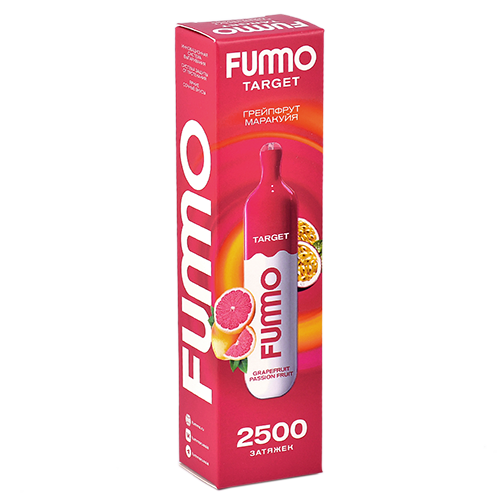 POD система Fummo - Target 2500 затяжек - Грейпфрут - Маракуйя - 2% - (1 шт.)