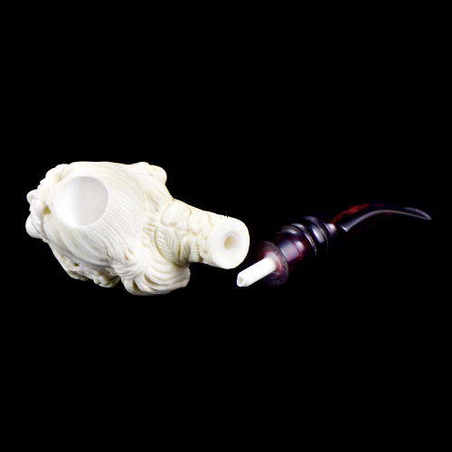 Трубка Meerschaum Pipes - Sculpture - 0019 (без фильтра)-6