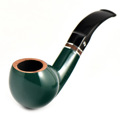 Трубка Big Ben Classic - Green Polish Double Allu Rosewood - 008 (фильтр 9 мм)-5