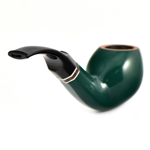 Трубка Big Ben Classic - Green Polish Double Allu Rosewood - 008 (фильтр 9 мм)-1