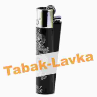 Зажигалка Clipper - СМ3S103 Dragon - Silver