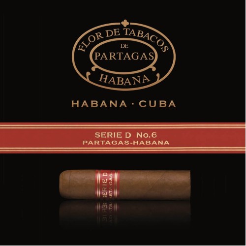 Сигара Partagas Serie D №6 (пачка 5 шт.)-1