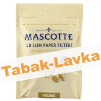 Фильтры для самокруток 6мм Mascotte Slim Extra Long - ORGANIC 120 шт (в пакете)