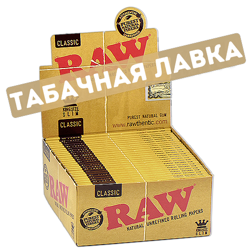 Бумага самокруточная RAW - KING SIZE - Classic (32 шт)-1