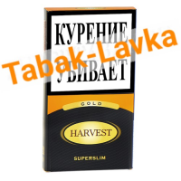 Сигареты Harvest - Superslim - Gold (Vanilla) - (МРЦ 230)