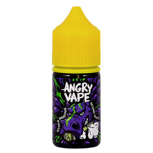 Жидкость для эл. сигарет - Angry Vape - Бегемот Брутто - Чёрный виноград - (30 мл)