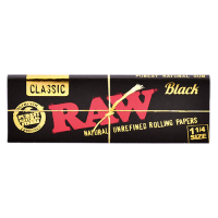 Бумага самокруточная RAW -  Classic BLACK 1,25 - 78мм  (50 шт)