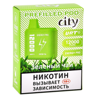 Картридж City Energy Pro 12.000 - Зелёный чай (1 шт.)