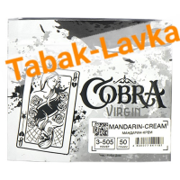 Смесь кальянная Cobra - Virgin - Mandarin-Cream (Мандарин-Крем) 3-505 - (50 гр)