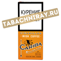 Сигариллы Cariba Wood Tip Irish Coffee - 4 шт.