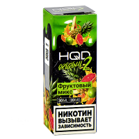 Жидкость для эл. сигарет - HQD Original 2 - Фруктовый микс - 20MG (30 мл) NEW