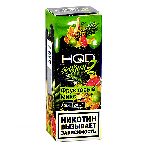 Жидкость для эл. сигарет - HQD Original 2 - Фруктовый микс - 20MG (30 мл) NEW