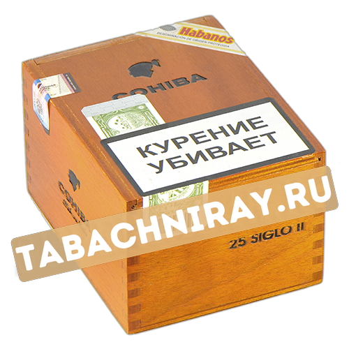 Сигара Cohiba Siglo II (коробка 25 шт.)-2