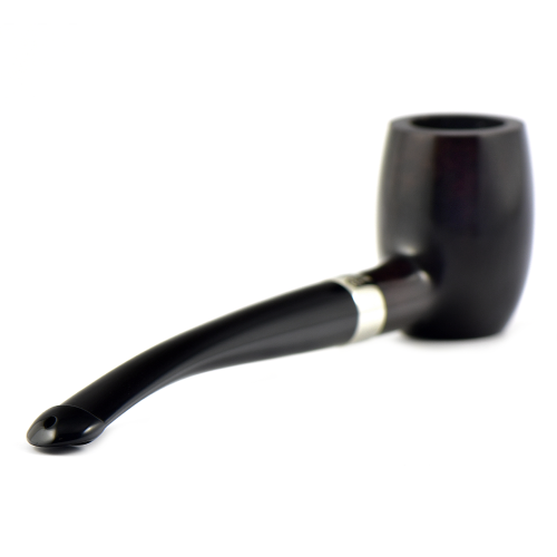 Трубка Peterson Speciality Pipes - Barrel - Smooth Black Nickel Mounted P-Lip (без фильтра)-1