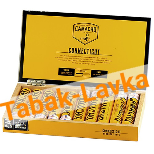 Сигара Camacho - Connecticut - Robusto Tubos (1 шт)-1