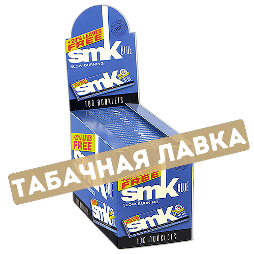 Бумага самокруточная SMK Blue (Ultra thin)-1