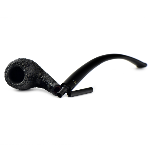 трубка Savinelli Churchwarden - Rustica Nero 601 (6 мм фильтр)-5