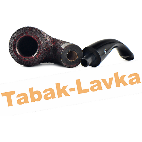 Трубка Peterson Sherlock Holmes - Rustic - Baskerville P-Lip (фильтр 9 мм)-6