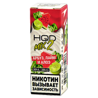 Жидкость для эл. сигарет - HQD MIX 2 - Арбуз, лайм и алоэ - 20MG (30 мл) NEW