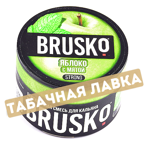 Табак для кальяна Brusko Strong - Яблоко с мятой (50 гр.)