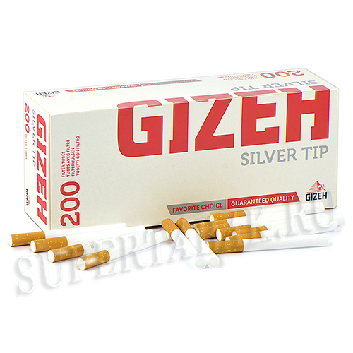 Сигаретные гильзы Gizeh Silver Tip (200 шт)