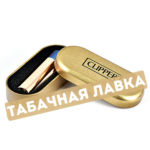 Зажигалка Clipper - СМ0S111 Metalic Blue\Gold-4