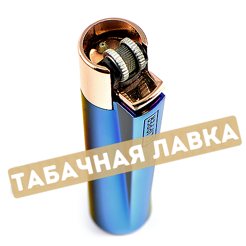 Зажигалка Clipper - СМ0S111 Metalic Blue\Gold-1