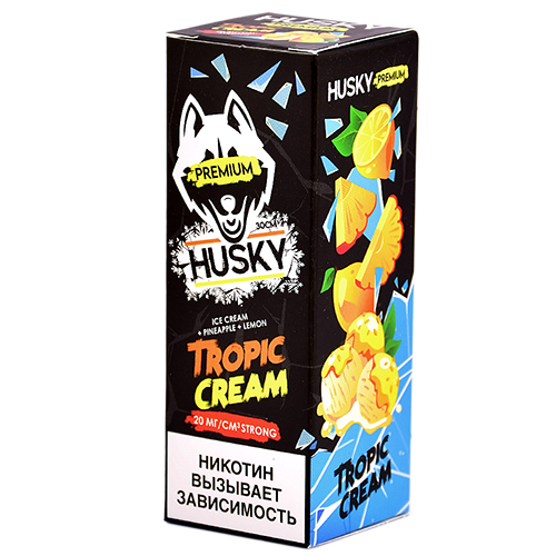 Жидкость для эл. сигарет - Husky Premium - Tropic Cream (30 мл)