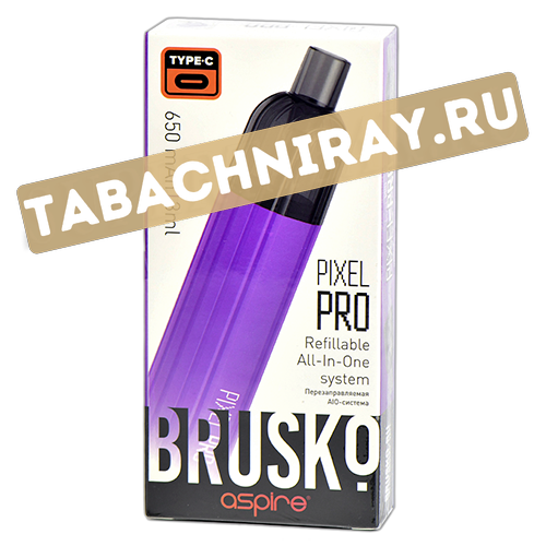 Многоразовая POD-система Brusko PIXEL PRO - Purple