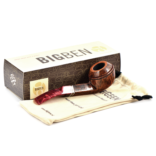 Трубка Big Ben Maestro - Tan Polish Red Stem - 470 (фильтр 9 мм)-4