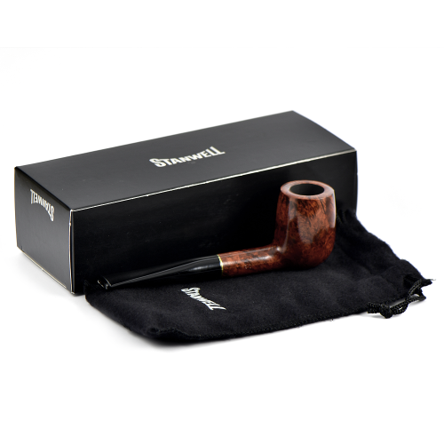 Трубка Stanwell - De Luxe - Brown Pol 52 (без фильтра)-5