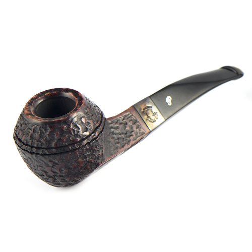 Трубка Peterson Sherlock Holmes - Rustic - Hudson P-Lip (фильтр 9 мм)-3