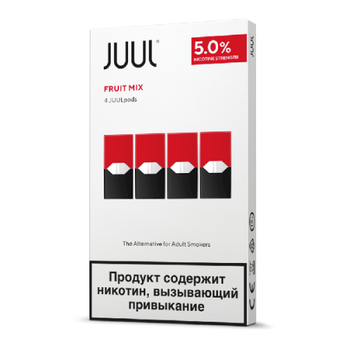 Картридж Juul Labs x4 JUUL Фруктовый Микс (59 мг)