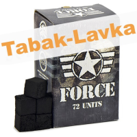 Уголь для кальяна FORCE 72 шт