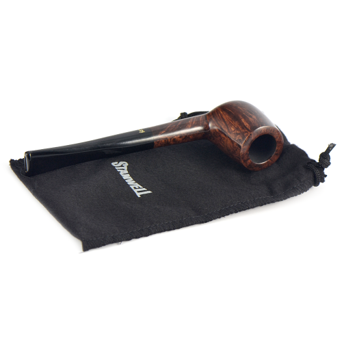 Трубка Stanwell - De Luxe - Brown Pol 29 (без фильтра)-4