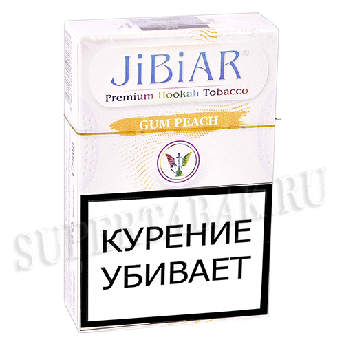 Табак для кальяна Jibiar - Персиковая жвачка (Gum Peach) - (50 г)