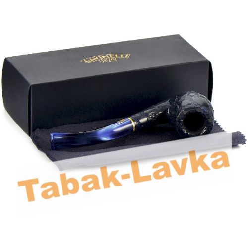 Трубка Savinelli Alligator - Blue 606 (фильтр 9 мм)-1