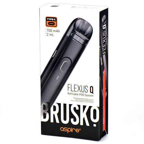 Многоразовая POD-система Brusko FLEXUS Q Black