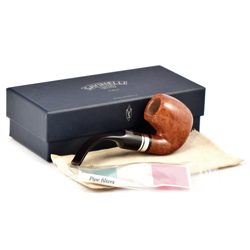 Трубка Savinelli Minerva - Liscia Nat 614 (фильтр 9 мм)-4