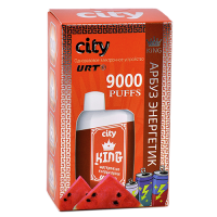 POD система City - King 9000 затяжек - Арбуз - Энергетик - 1,8% - (1 шт.)