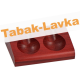 Подставка Savinelli для 2-х трубок - Como Pipe Rack 2P - M1024/2 OLMO ROSSO