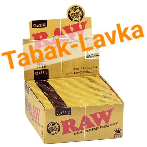 Бумага самокруточная RAW - KING SIZE - Classic (32 шт)-1