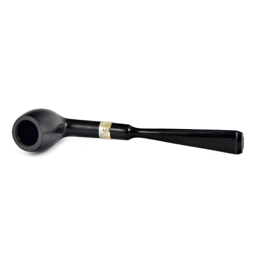 Трубка Peterson Speciality Pipes - Belgique - Ebony Silver Mounted (без фильтра)-4