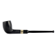 Трубка Peterson Speciality Pipes - Belgique - Ebony Silver Mounted (без фильтра)